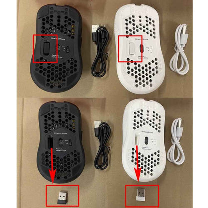 ProGrip™ RGB Gaming Mouse – Wireless. Rechargeable. 3-Speed DPI