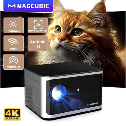 CineCast™ 4K Smart Projector – Voice Control. WiFi 6. Cinema Quality