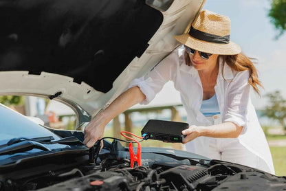 Bolt 58830 Mwh Portable Phone Laptop Charger Car Jump Starter with AC Outlet and Car Charger - Grey