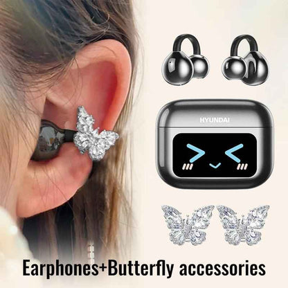 EchoGrip™ M100 ENC Ear Clip Earphones – Style, Sound, and Smart Control