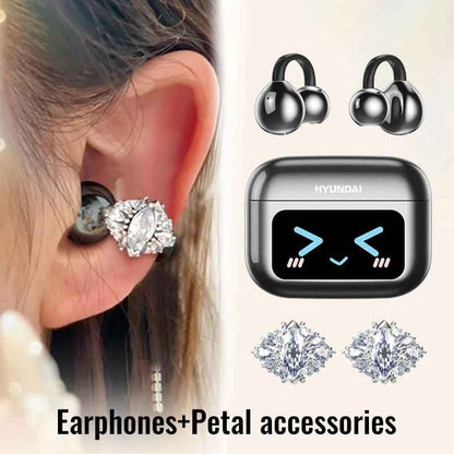 EchoGrip™ M100 ENC Ear Clip Earphones – Style, Sound, and Smart Control