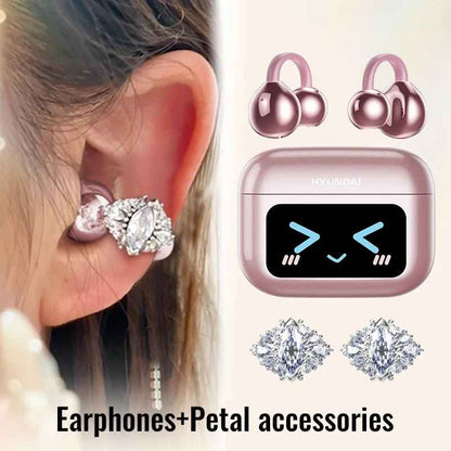 EchoGrip™ M100 ENC Ear Clip Earphones – Style, Sound, and Smart Control