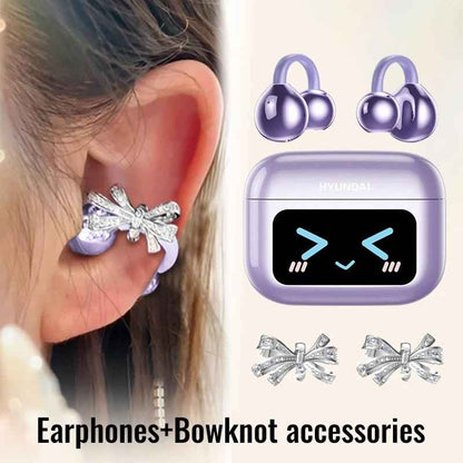 EchoGrip™ M100 ENC Ear Clip Earphones – Style, Sound, and Smart Control