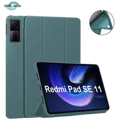 For  Mi Pad 8 7 6 Pro 5 11.2 Case Redmi Pad SE 11 10.6 8.7 2 Pro 12.1 Auto Wake up & Sleep Silicone Cover Support Charging