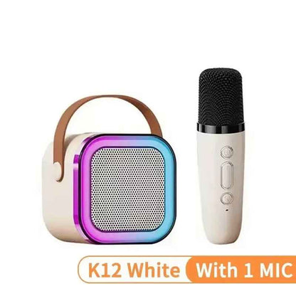 K12 Partypro Wireless Karaoke Speaker – 2 Mics, RGB Lights, Pure Fun