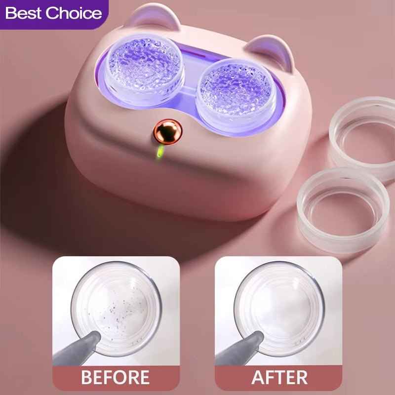 Ultrasonic Contact Lens Cleaner – Deep Clean, Gentle Care, Crystal Clear Vision