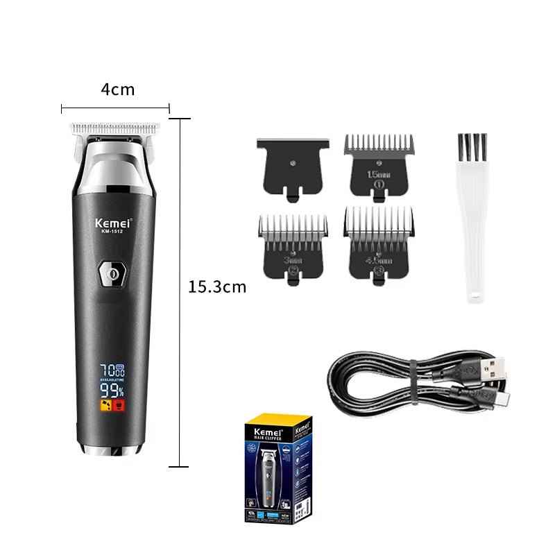 ZeroBlade™ Pro: Cordless 7000RPM Hair Trimmer with LCD Display
